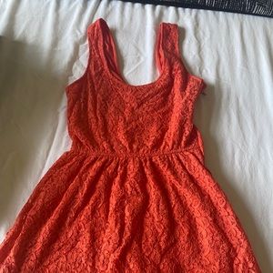 Orange summer dress